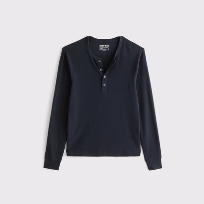 Abercrombie Essential Slim Ribbed Henley