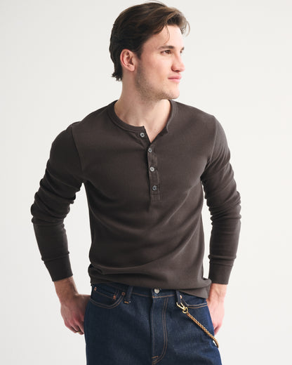 Abercrombie Essential Slim Ribbed Henley