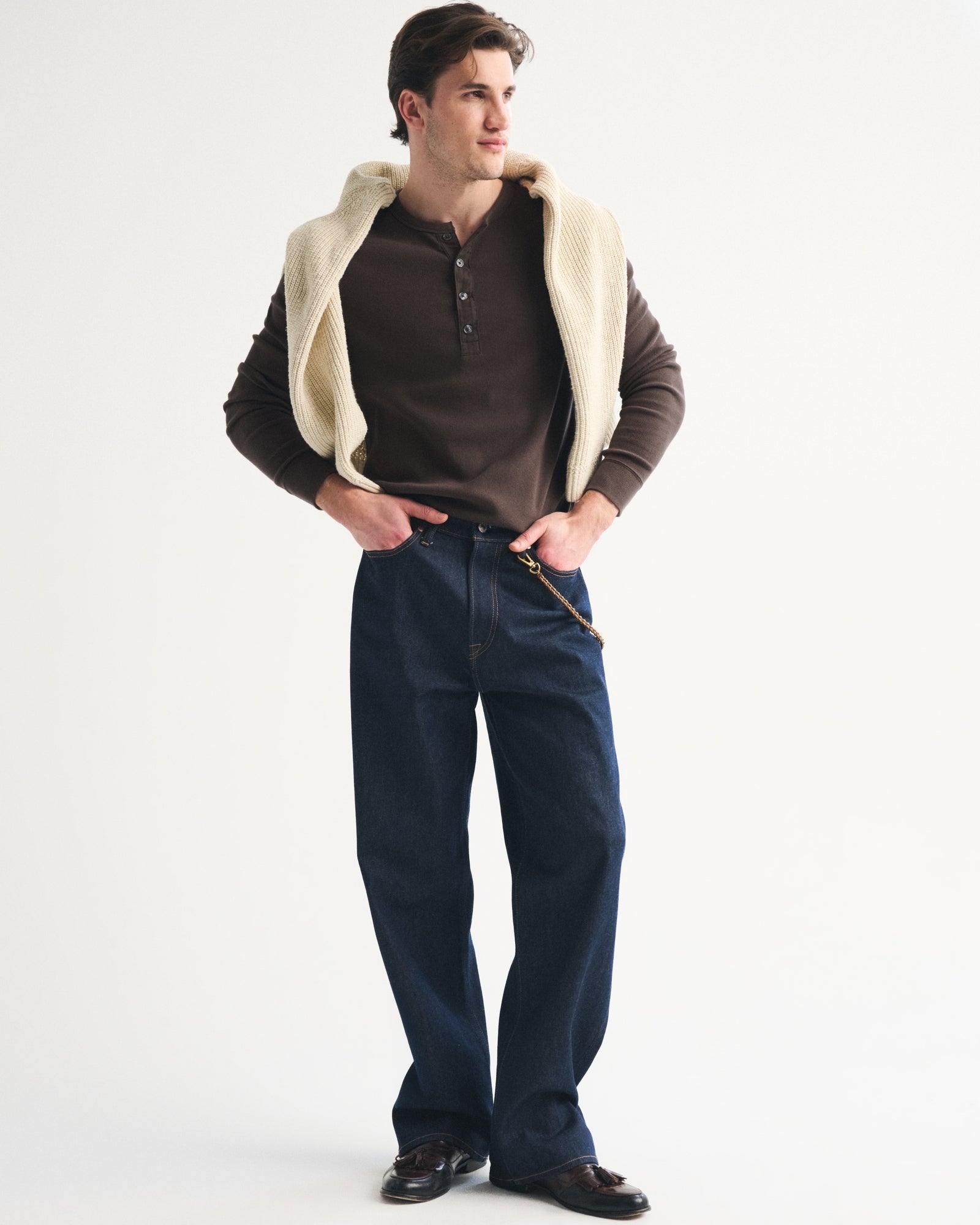 Abercrombie Essential Slim Ribbed Henley