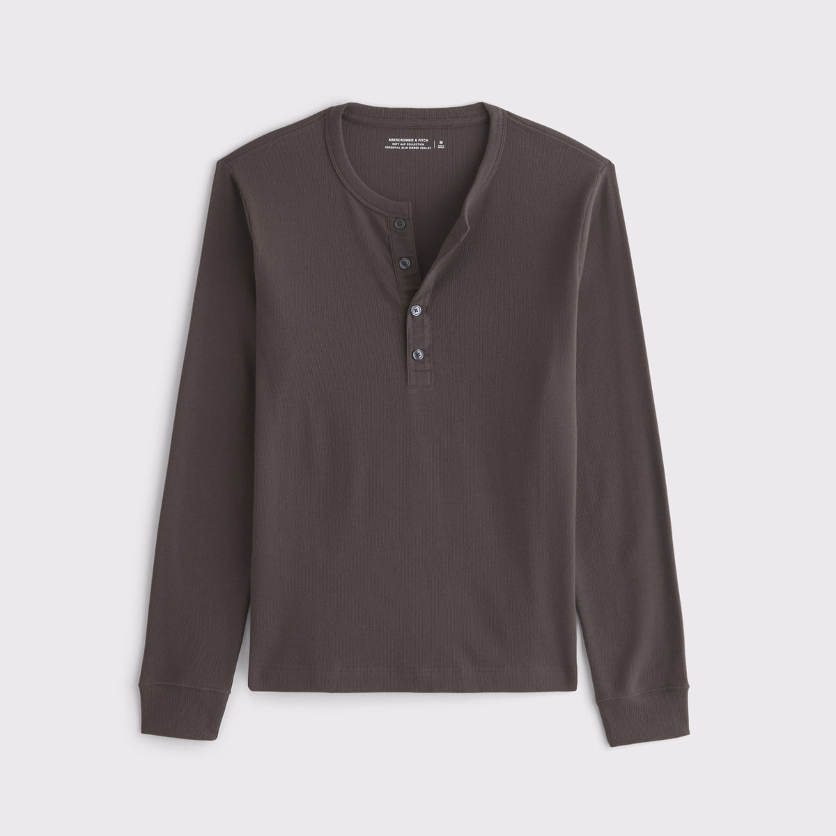 Abercrombie Essential Slim Ribbed Henley