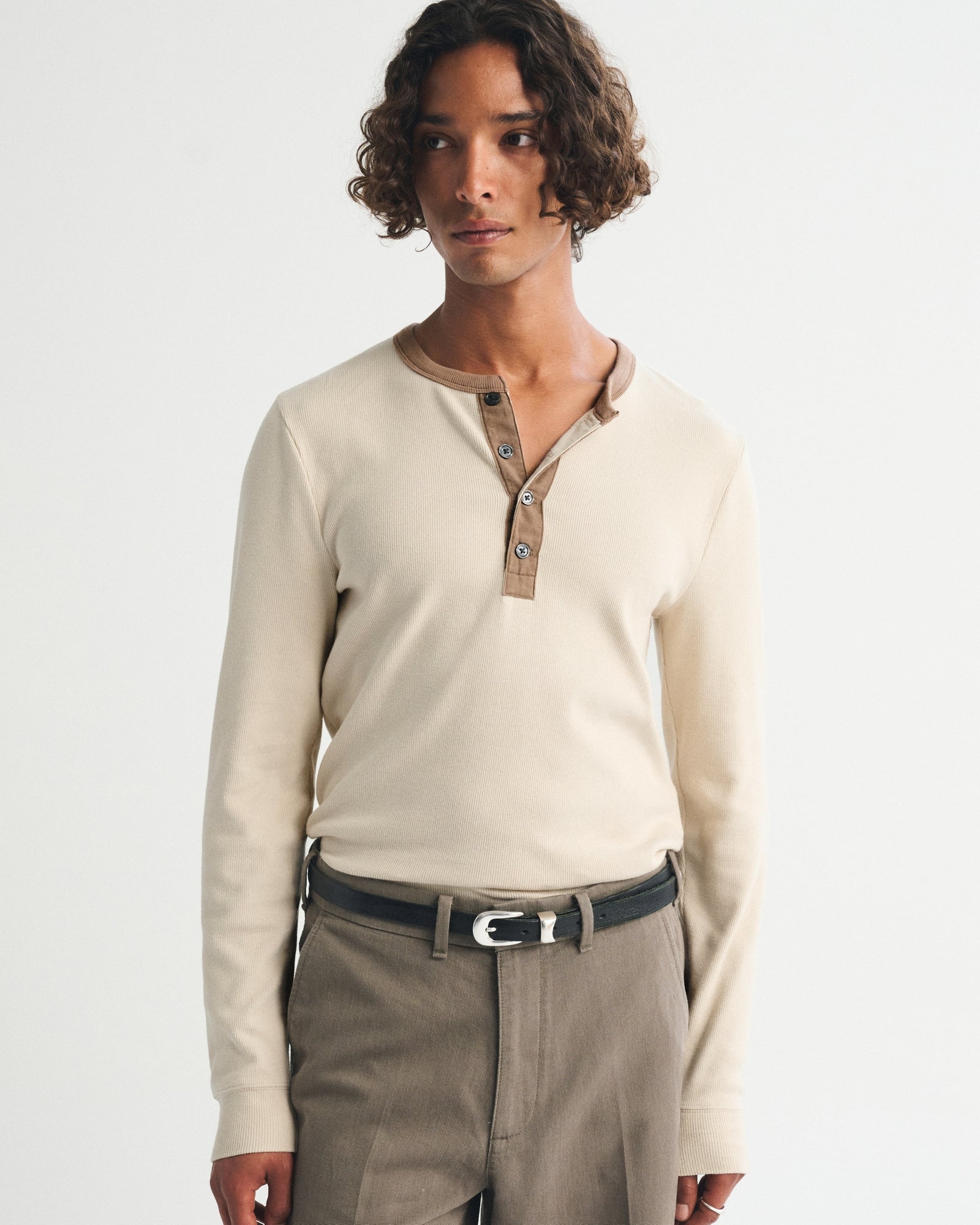 Abercrombie Essential Slim Ribbed Henley