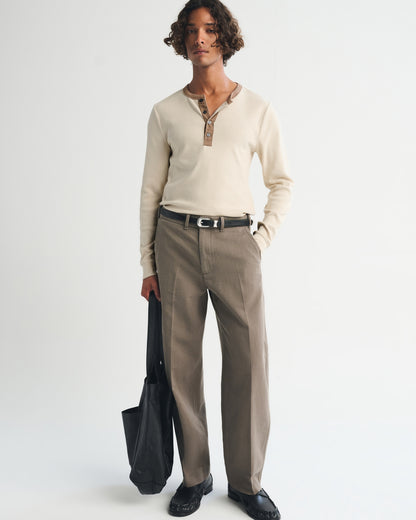 Abercrombie Essential Slim Ribbed Henley