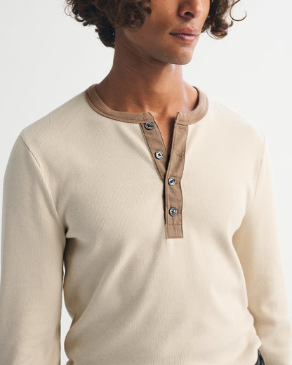 Abercrombie Essential Slim Ribbed Henley