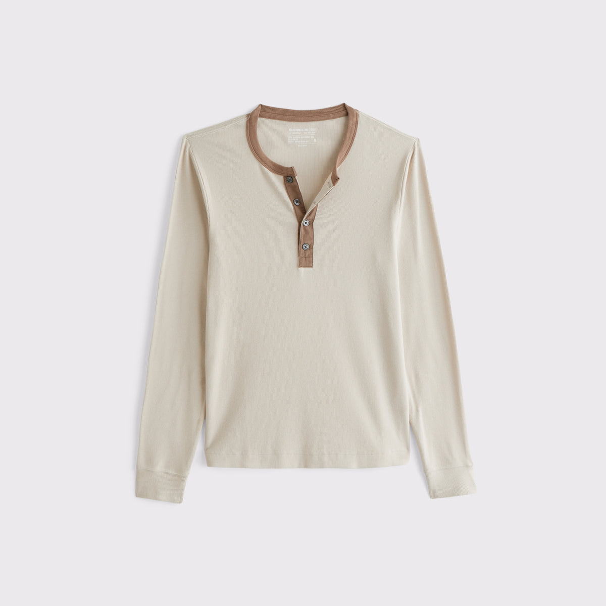 Abercrombie Essential Slim Ribbed Henley