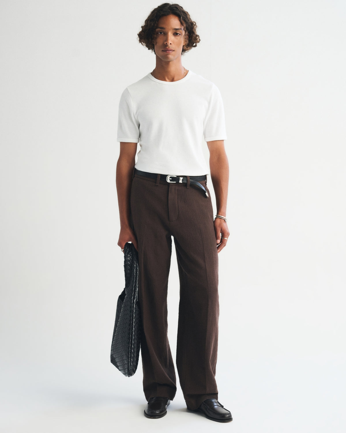 Abercrombie Slim Micro-Waffle Tee