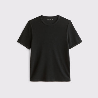 Abercrombie Slim Micro-Waffle Tee