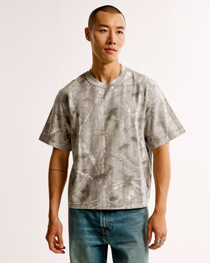 Abercrombie Premium Heavyweight Cropped Tee