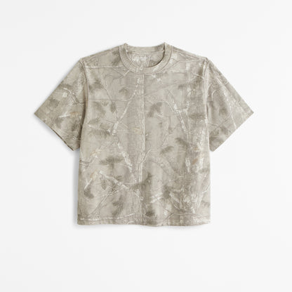 Abercrombie Premium Heavyweight Cropped Tee