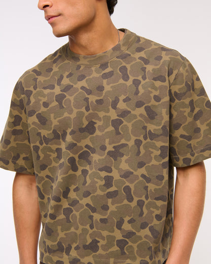 Abercrombie Premium Heavyweight Cropped Tee