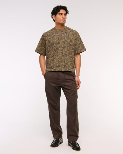 Abercrombie Premium Heavyweight Cropped Tee
