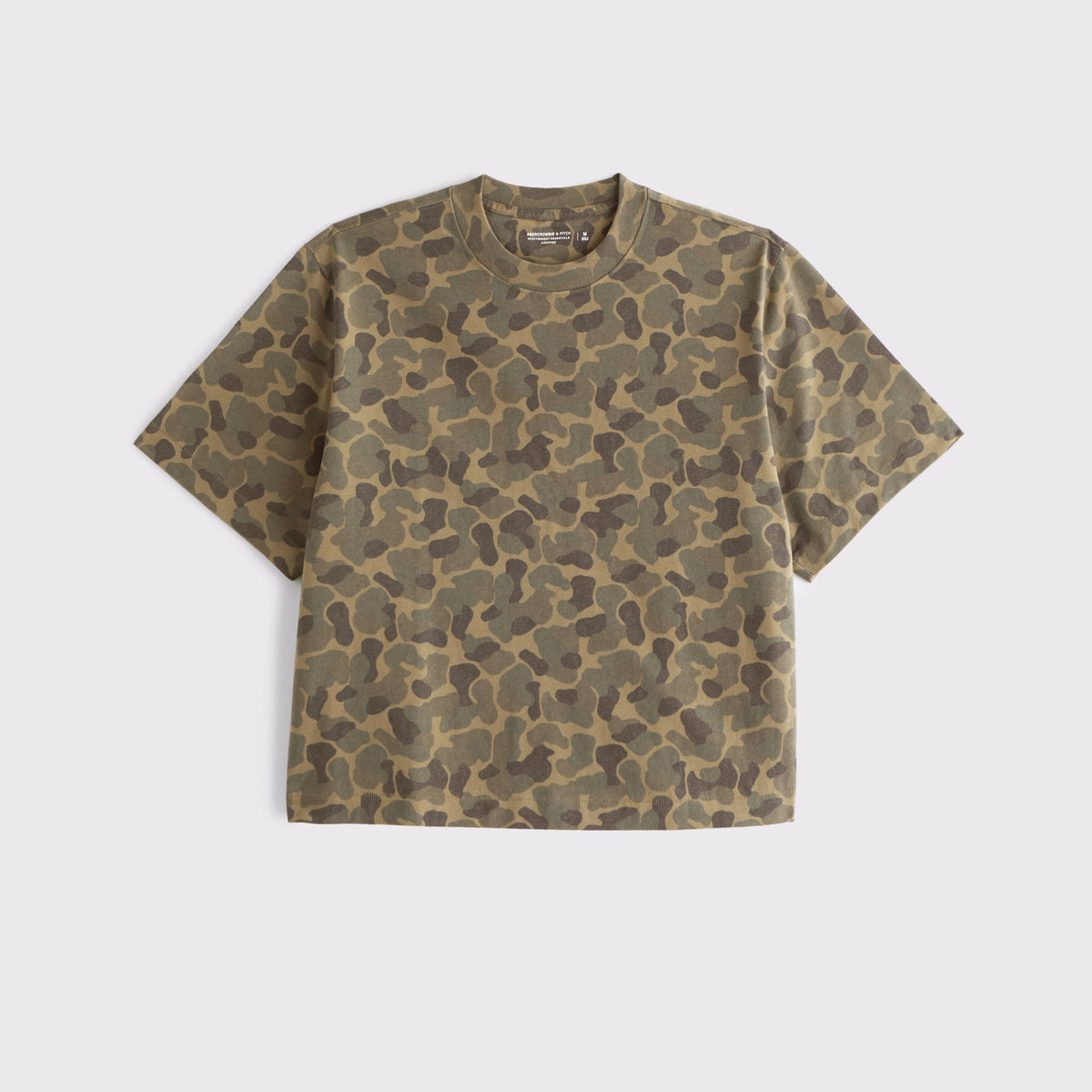 Abercrombie Premium Heavyweight Cropped Tee