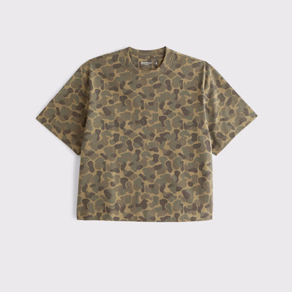 Abercrombie Premium Heavyweight Cropped Tee