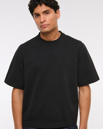 Abercrombie Premium Heavyweight Cropped Tee