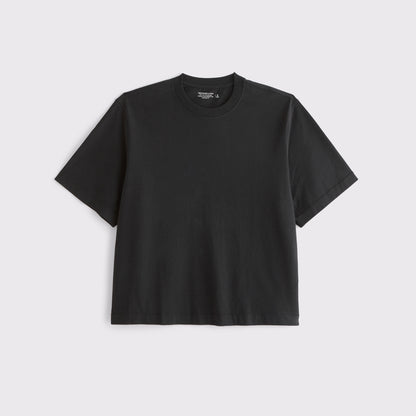Abercrombie Premium Heavyweight Cropped Tee