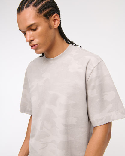 Abercrombie Premium Heavyweight Cropped Tee