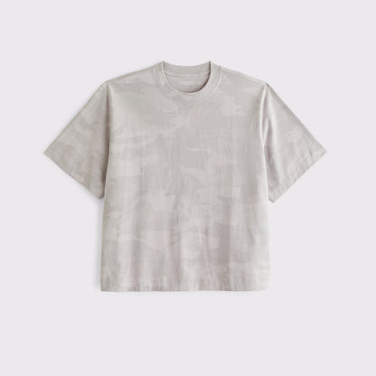 Abercrombie Premium Heavyweight Cropped Tee