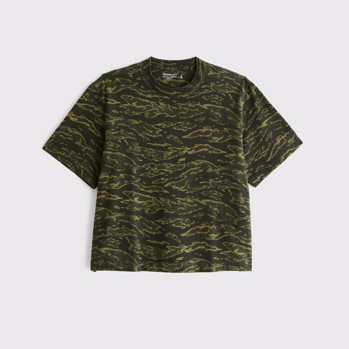 Abercrombie Premium Heavyweight Cropped Tee