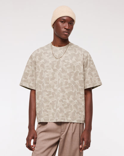 Abercrombie Premium Heavyweight Cropped Tee