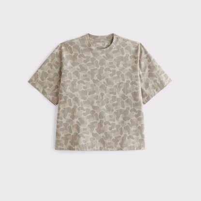Abercrombie Premium Heavyweight Cropped Tee