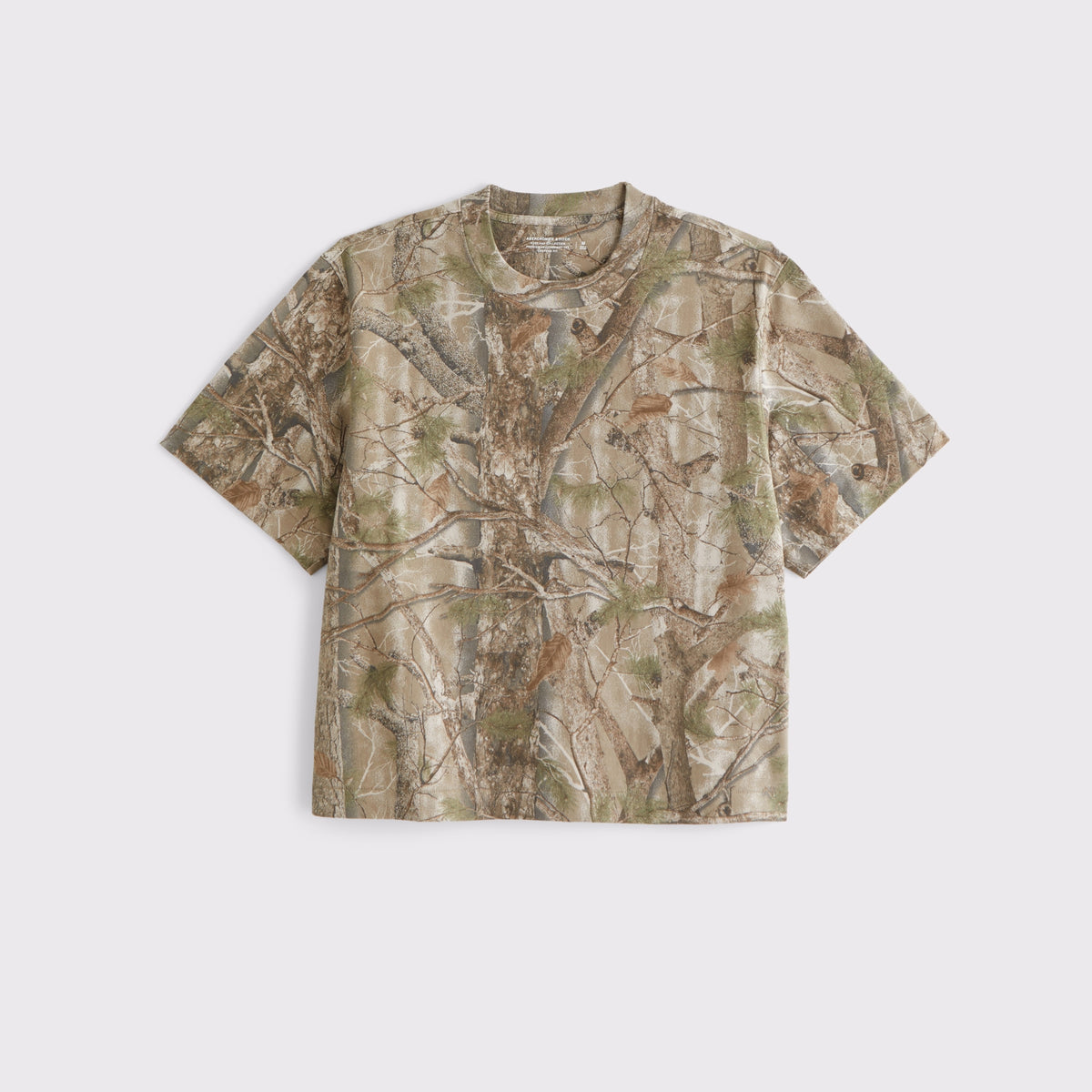 Abercrombie Premium Heavyweight Cropped Tee