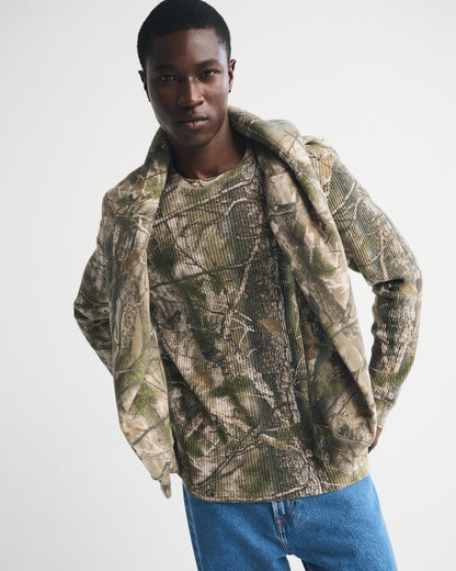 Abercrombie Long-Sleeve Classic Waffle Tee