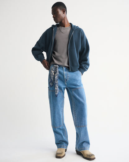 Abercrombie Premium Heavyweight Cropped Tee