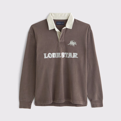 Abercrombie Premium Heavyweight Rugby Polo