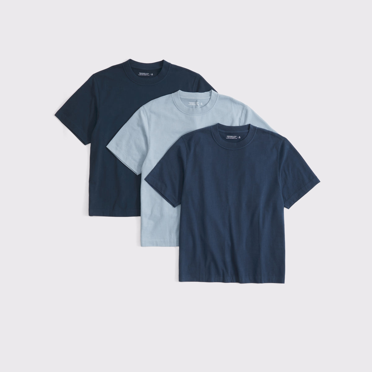 Abercrombie 3-Pack Premium Heavyweight 2.0 Tees