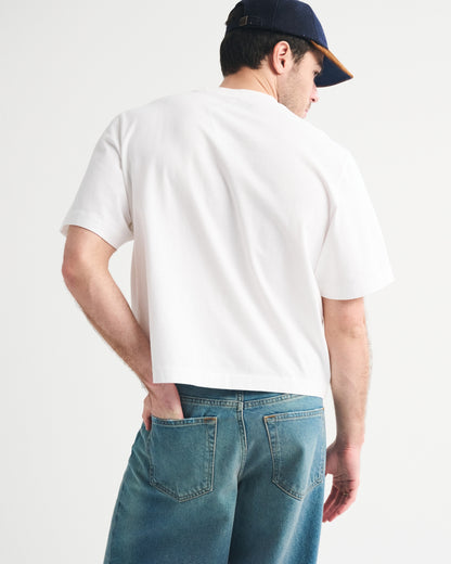 Abercrombie 3-Pack Premium Heavyweight Cropped Tees