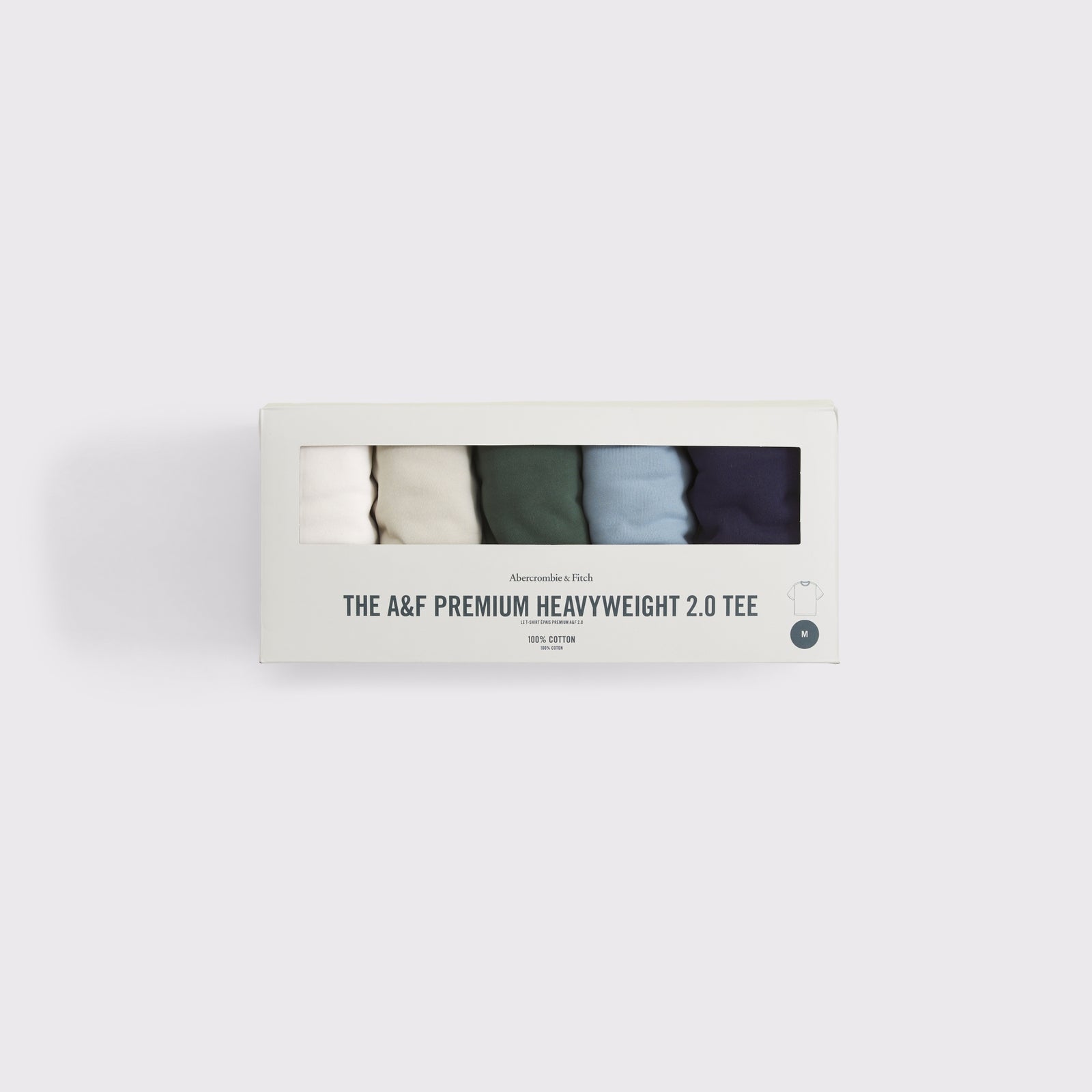 Abercrombie 5-Pack Premium Heavyweight 2.0 Tees