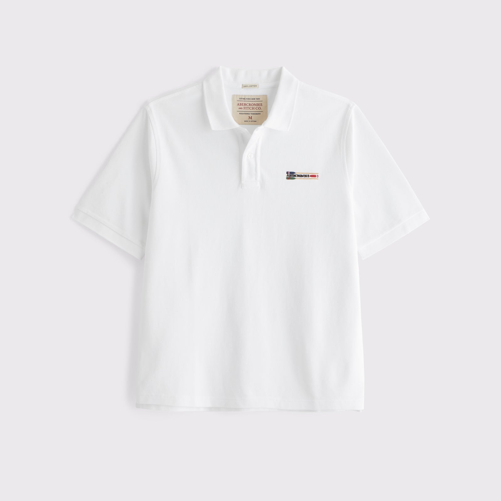 Abercrombie 100% Cotton Icon Pique Polo