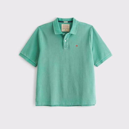 Abercrombie 100% Cotton Icon Pique Polo