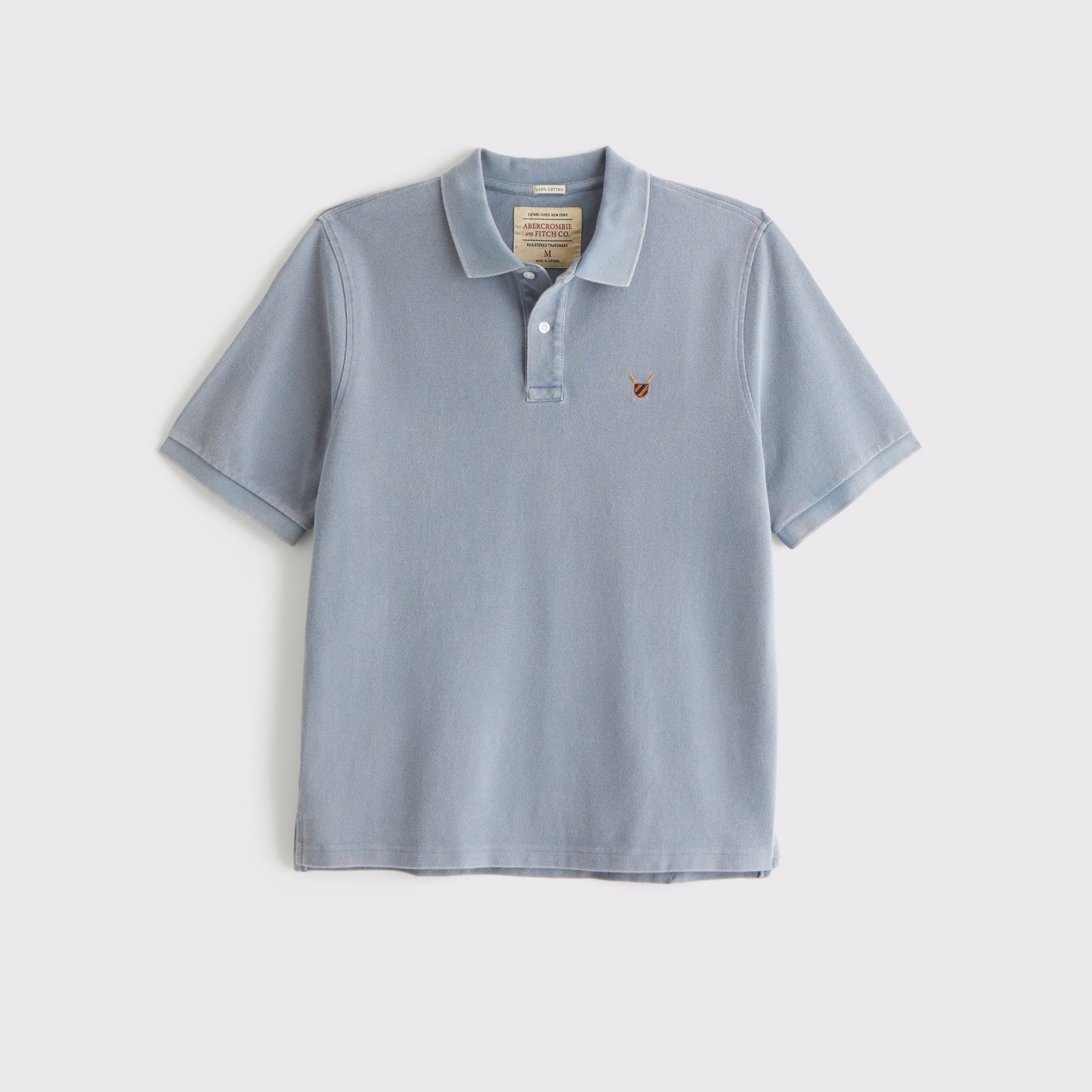 Abercrombie 100% Cotton Icon Pique Polo