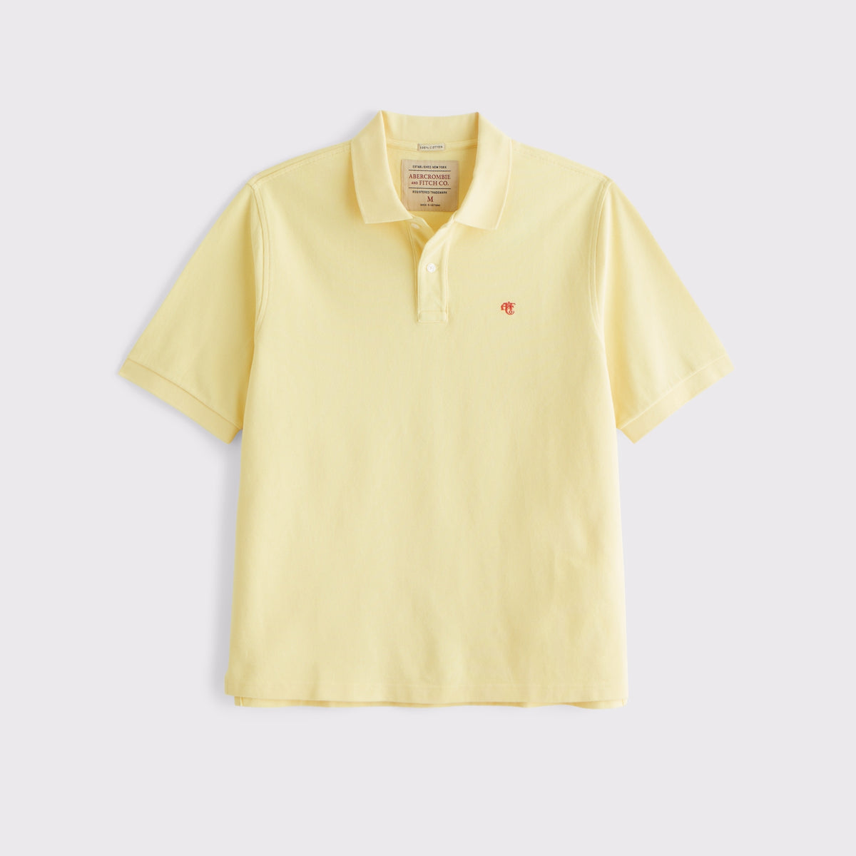 Abercrombie 100% Cotton Icon Pique Polo