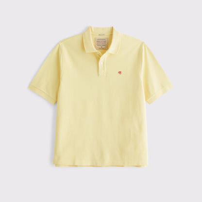 Abercrombie 100% Cotton Icon Pique Polo