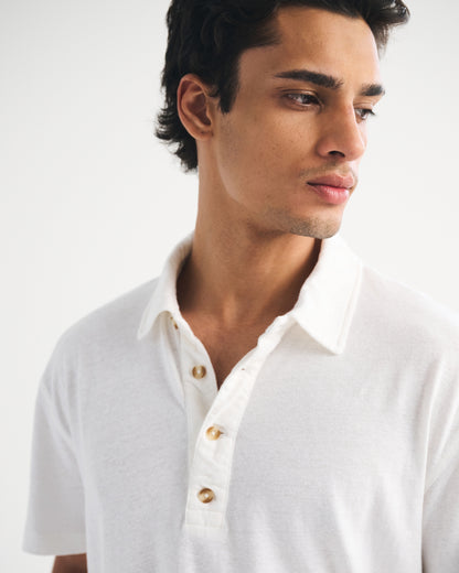 Abercrombie Linen-Blend Polo