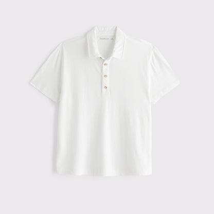 Abercrombie Linen-Blend Polo