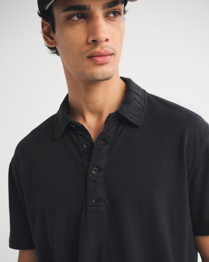 Abercrombie Linen-Blend Polo