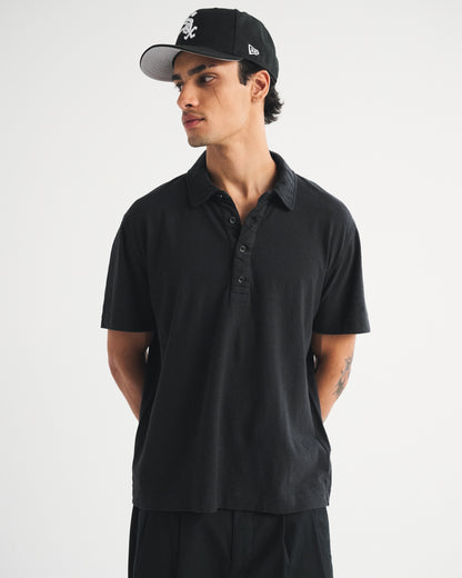 Abercrombie Linen-Blend Polo