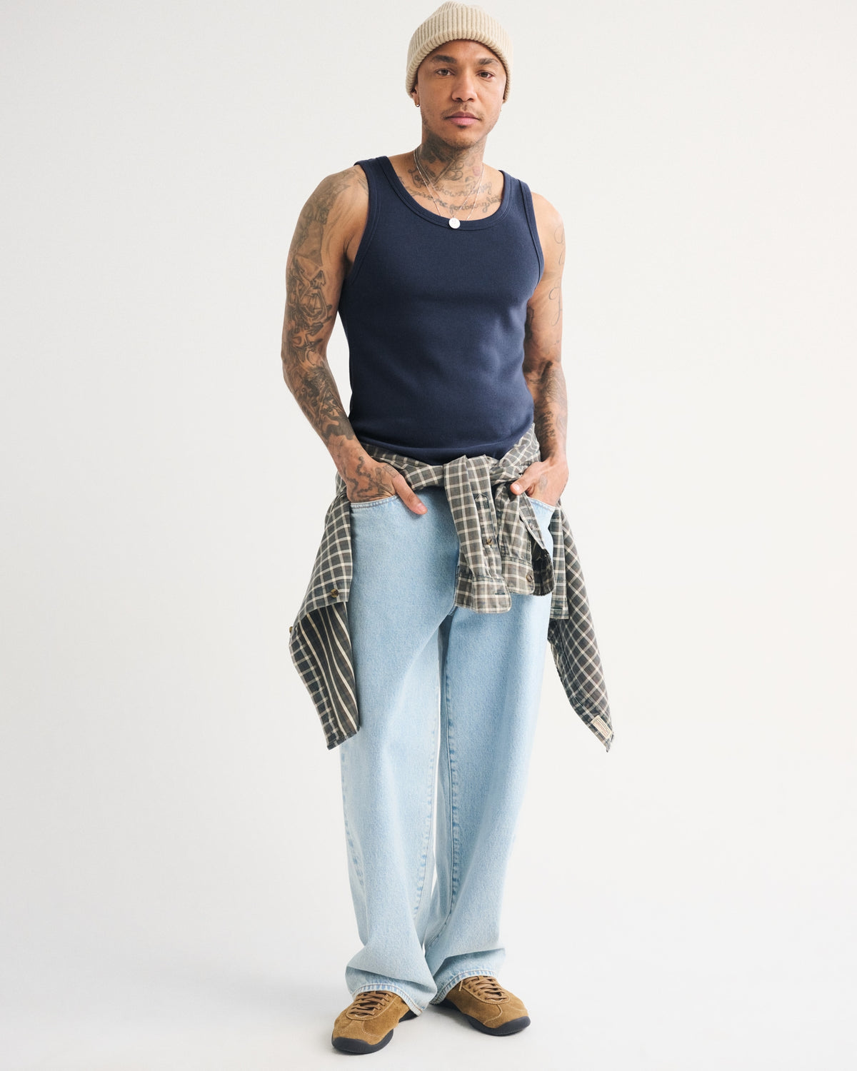 Abercrombie Essential Slim Ribbed Tank
