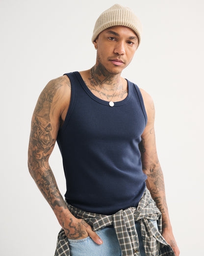 Abercrombie Essential Slim Ribbed Tank