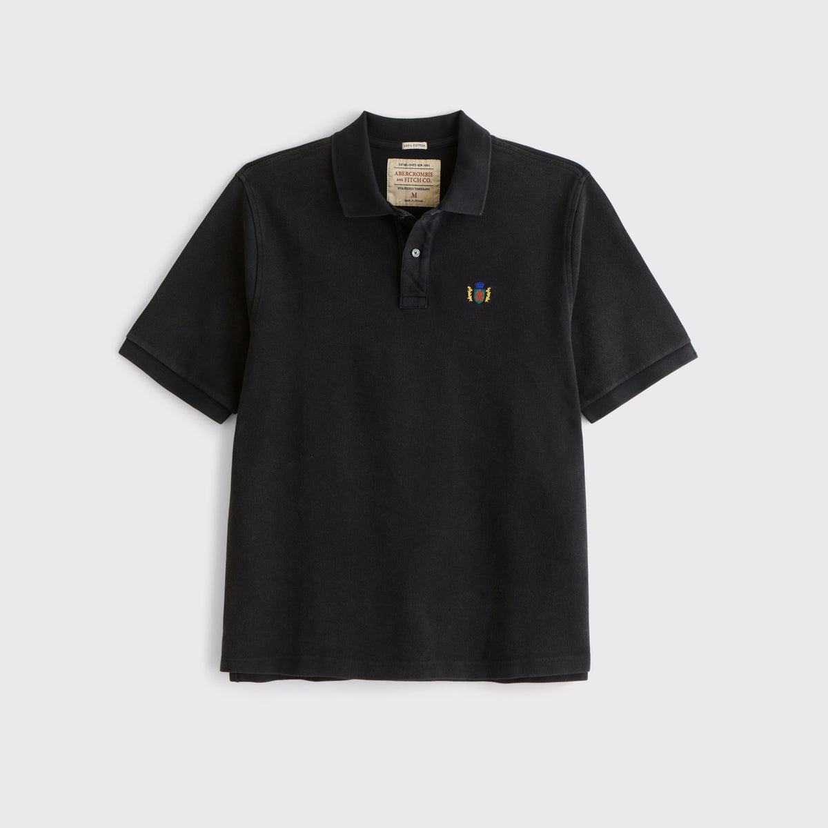 Abercrombie 100% Cotton Icon Pique Polo
