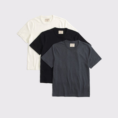 Abercrombie 3-Pack Heritage Heavyweight Tees