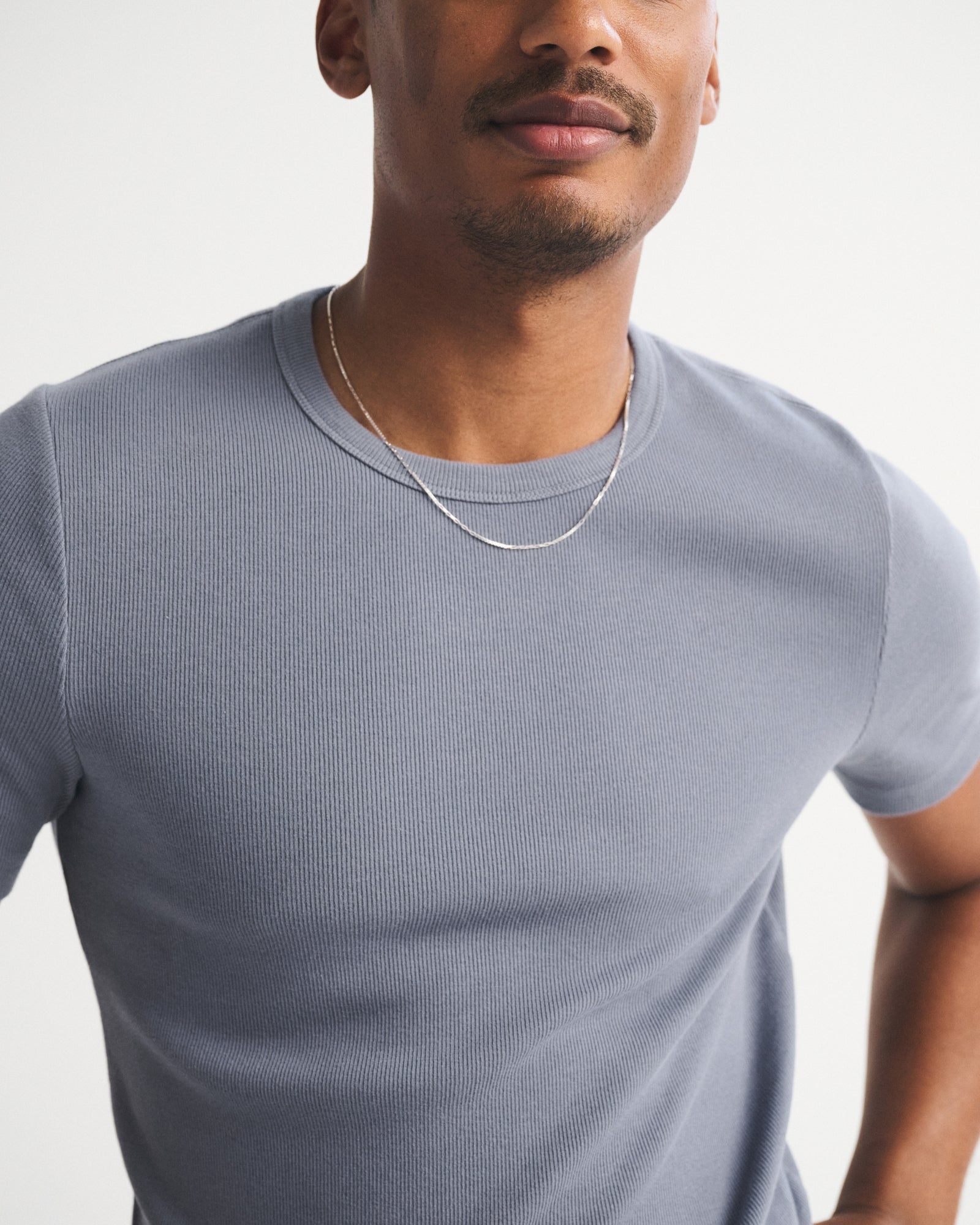 Abercrombie Essential Slim Ribbed Tee