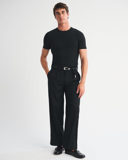 Abercrombie Essential Slim Ribbed Tee