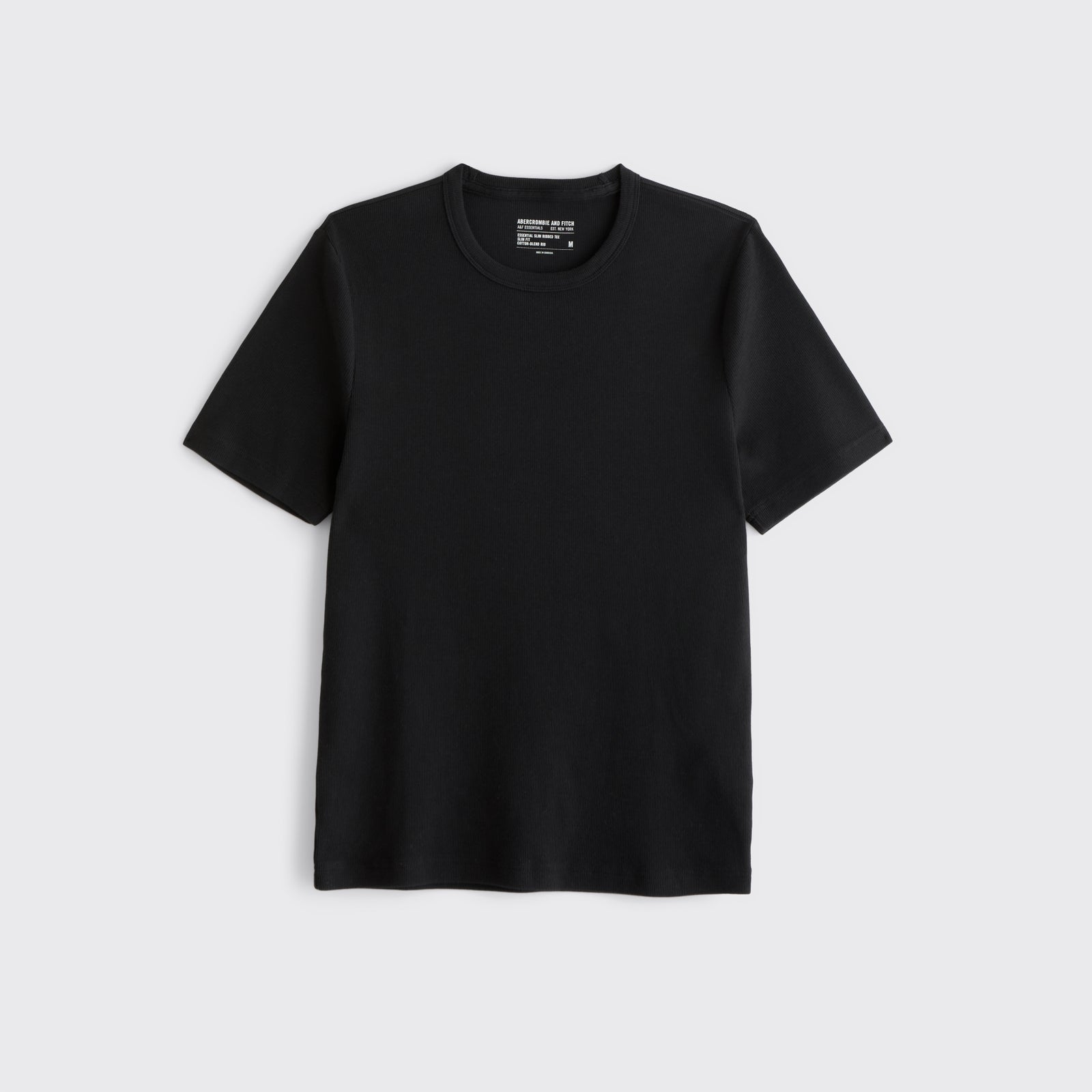 Abercrombie Essential Slim Ribbed Tee