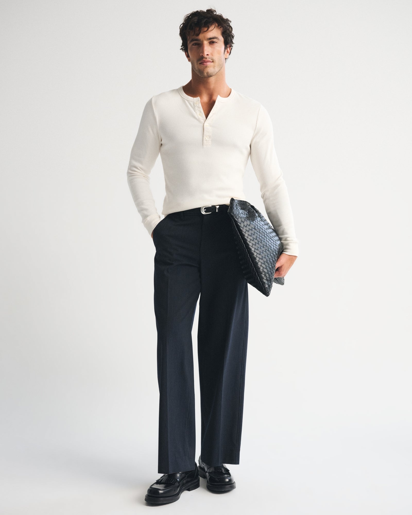 Abercrombie Essential Slim Ribbed Henley