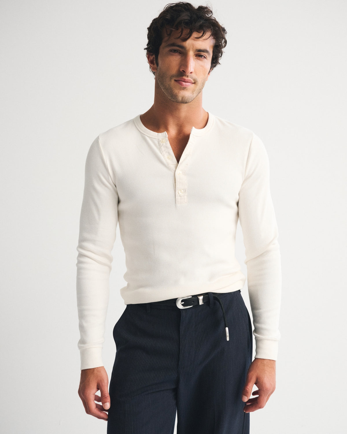 Abercrombie Essential Slim Ribbed Henley