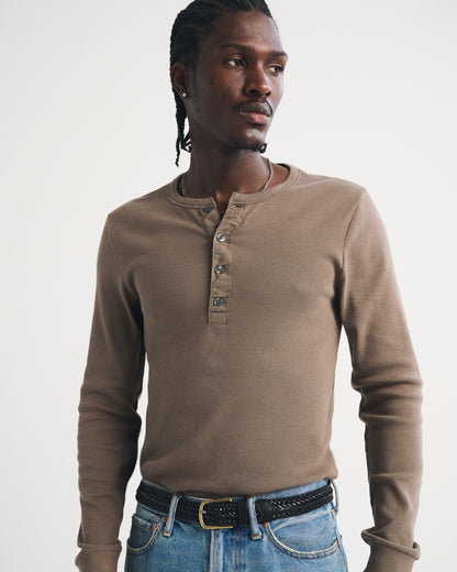 Abercrombie Essential Slim Ribbed Henley