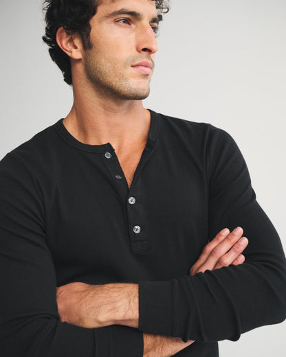 Abercrombie Essential Slim Ribbed Henley